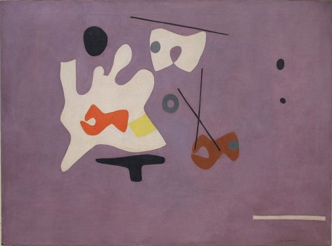 Ilya Bolotowsky, &quot;Colbalt Violet,&quot; 1938, oil on canvas, 30 x 40 in.