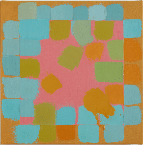 Untitled, c. 1976-77, oil on canvas, 15 x 15 in.