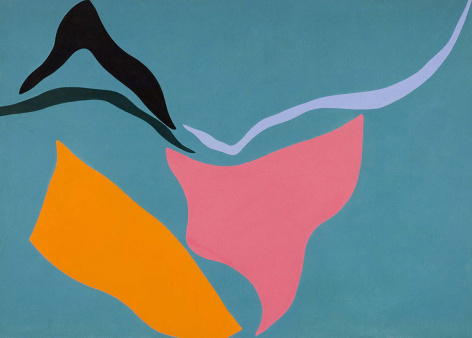 Untitled, 1971, oil on canvas, 60 x 84 in.