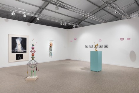 Installation view of PKM Gallery booth (The Regent&#039;s Park, Booth C.04) in FRIEZE LONDON 2024., Courtesy of PKM Gallery.