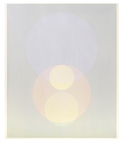 Olafur Eliasson, 𝘛𝘪𝘵𝘭𝘦𝘴 𝘢𝘳𝘦 𝘥𝘦𝘴𝘪𝘳𝘦𝘴 𝘪𝘯 𝘴𝘭𝘰𝘸 𝘮𝘰𝘵𝘪𝘰𝘯, 2022. Watercolour and pencil on paper,, Image: 173.7 x 142 cm, Framed: 180.7 x 149 x 6.8 cm.&nbsp;