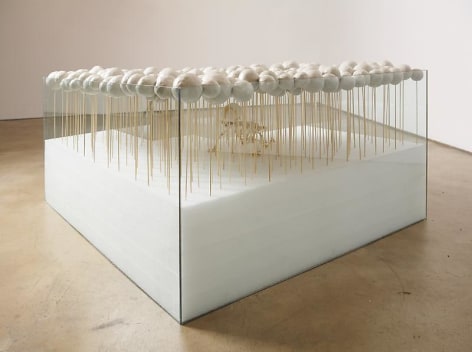 Michael Joo. Secondary Structure (Negotiated Space), 2008.&nbsp;Hand built plastic, bamboo, ethafoam, cast urethane, 127 x 110 x 56 cm.&nbsp;Courtesy of the artist &amp;amp; PKM Gallery.