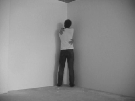 Hernan Bas. All By Myself, 2004.&nbsp;Single-channel video project b/w, silent, 1min 30sec.&nbsp;Courtesy of the artist &amp;amp; PKM Trinity&nbsp;Gallery.