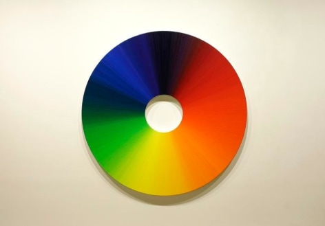 Olafur Eliasson. Color experiment no.7 (360 colors), 2009. Oil on canvas, Diameter 180 cm