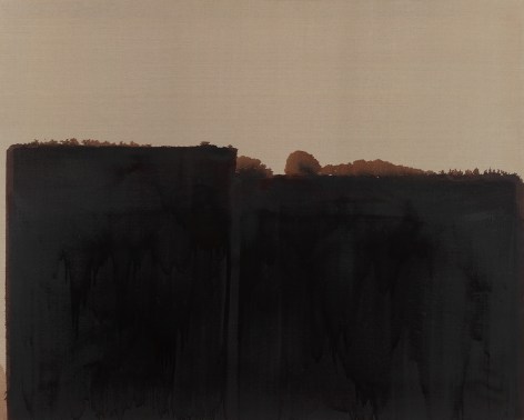 Yun Hyong-keun.&nbsp;Burnt Umber &amp;amp; Ultramarine, 1991-1993,&nbsp;Oil on linen, 181.8 x 227.2 cm.&nbsp;Courtesy of&nbsp;PKM Gallery.