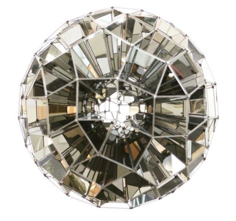 Olafur Eliasson. Square sphere, 2006. Diameter 90 cm. Edtion 10. Courtesy of the artist and PKM Gallery.