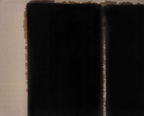 Yun Hyong-keun,&nbsp;Burnt Umber &amp;amp; Ultramarine,&nbsp;1993,&nbsp;Oil on linen,&nbsp;73 x 90.8 cm.&nbsp;, &copy; Yun Seong-ryeol. Courtesy of PKM Gallery.