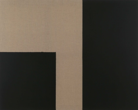 Yun Hyong-keun, Burnt Umber &amp;amp; Ultramarine, 2001. Oil on linen, 181.5 x 227.5 cm., &copy; Yun Seong-ryeol. Courtesy of PKM Gallery.