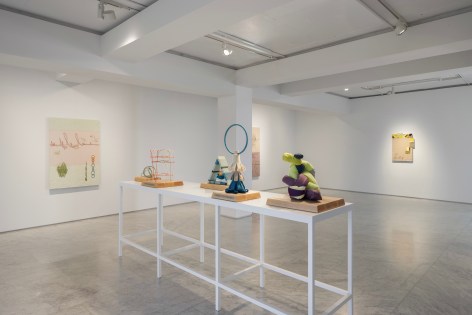 Installation view of Amateur Composer at PKM &amp;amp; PKM+., Courtesy of PKM Gallery.