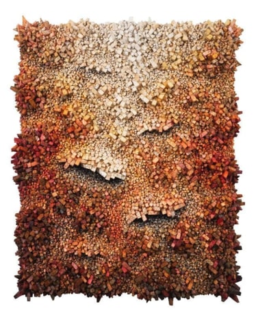 Chun Kwang Young. Aggregation 07-A131, 2007. Mixed media with korean mulberry paper, 175 x 145 cm. Courtesy of the artist and PKM Gallery.
