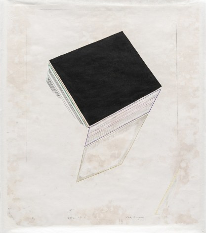 Suh Seung-Won, Simultaneity 69-K, 1969.&nbsp;Woodcut, 60 x 44 cm. ed. 3/10. Courtesy of the artist &amp;amp; PKM Gallery.