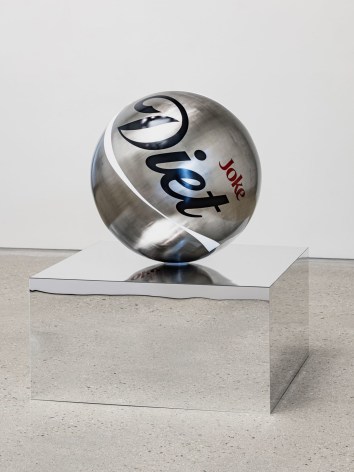 Wonwoo Lee, Fat coke (Diet)(Edition of 10), 2023. Stainless steel, aluminum, paint