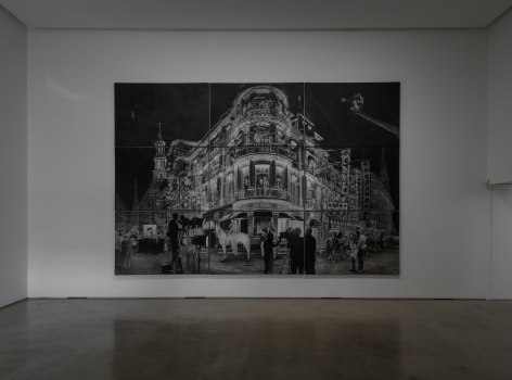 Installation view of&nbsp;Cho Duck Hyun: EPIC SHANGHAI&nbsp;at PKM &amp;amp; PKM+., Courtesy of PKM Gallery.