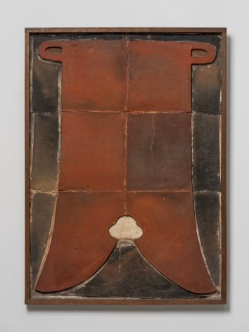 Kwon Jin Kyu, 작품 Work, 1967. Painted terracotta, 98.2 x 71.5 x 9 cm., Courtesy of Kwon Jin Kyu Commemoration Foundation &amp;amp; PKM Gallery.