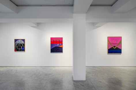 Installation view of Yoo Youngkuk: Stand on the Golden Mean at PKM +. Courtesy of PKM Gallery.