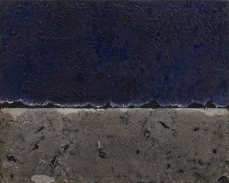 Chung Chang-Sup, Untitled, ca. 1991.Tak fiber on canvas, 73 x 91 cm.