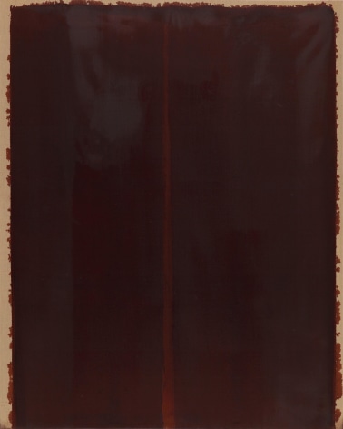 Yun Hyong-keun,&nbsp;Burnt Umber, 1992.&nbsp;Oil on linen,&nbsp;226.8 x 181.5 cm.&nbsp;, &copy; Yun Seong-ryeol. Courtesy of PKM Gallery.