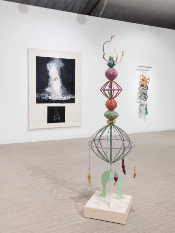 Installation view of PKM Gallery booth (The Regent&#039;s Park, Booth C.04) in FRIEZE LONDON 2024., Courtesy of PKM Gallery.