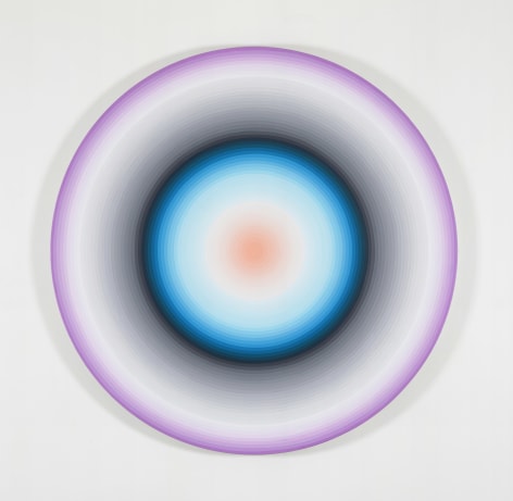 Yan Lei. color wheel-K2, 2019, Acrylic on canvas, diameter 180cm. Courtesy of the artist &amp;amp; PKM Gallery.