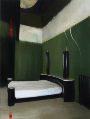 Noori Lee. Room 20 (trace), 2012. Oil and acrylic on canvas, 40 x 30 cm
