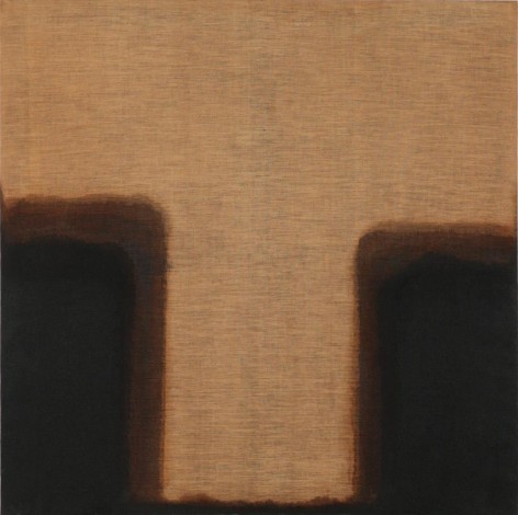 Yun Hyong-keun. Burnt Umber &amp;amp; Ultramarine, 1976-1979.&nbsp;Oil on linen, 140.2 x 140.5 cm. Courtesy of Yun Seong-ryeol &amp;amp; PKM Gallery.