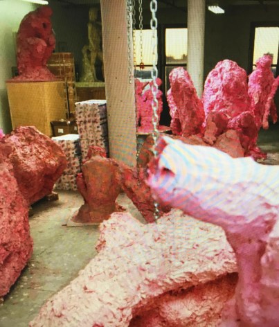 View of Cody Choi&rsquo;s studio, 1996.