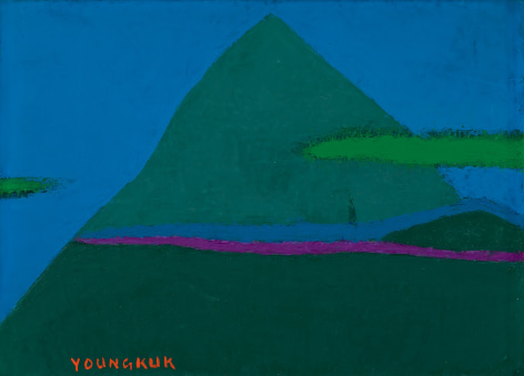 Yoo Youngkuk, Work, 1976., Oil on canvas, 24.1 x 33 cm.