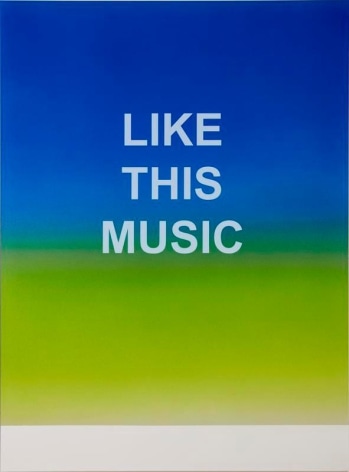 Wonwoo Lee. Like This Music, 2015. Paint on aluminium, 120 x 90 cm. Courtesy of the artist and PKM Gallery.