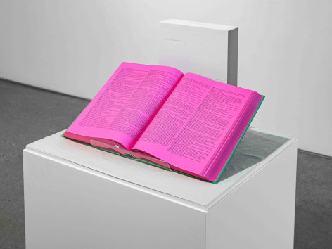 Koo Jeong A &amp;amp; Édouard Glissant, FLAMMARIOUSSS (Yvon Lambert &Eacute;ditions), 2006. Book, 34.9 x 26.9 x 8 cm., Courtesy of the artist &amp;amp; PKM Gallery.
