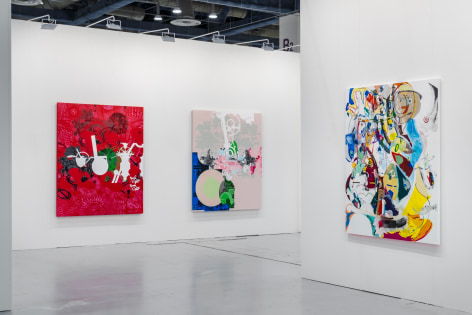 Installation view of PKM Gallery booth (COEX Exhibition Center Hall B, B15) in Kiaf SEOUL 2023.