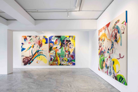 Installation view of Young Do Jeong: Bury me at PKM+. Courtesy of PKM Gallery.