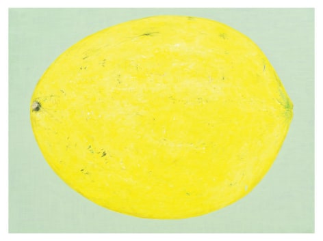 Kim Jiwon, 레몬 lemon, 2021. Oil on linen, 97 x 130 cm.