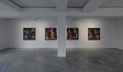 Installation view of&nbsp;Cho Duck Hyun: EPIC SHANGHAI&nbsp;at PKM &amp;amp; PKM+., Courtesy of PKM Gallery.