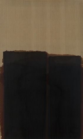 Yun Hyong-keun,&nbsp;Burnt Umber &amp;amp; Ultramarine &#039;89-#3,&nbsp;1989.&nbsp;Oil on linen,&nbsp;162 x 97 cm.&nbsp;