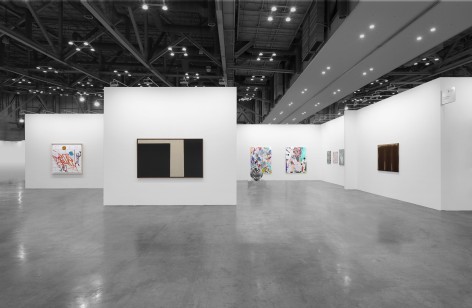 Installation view of PKM Gallery booth (BEXCO 1st Exhibition hall, A-28) in ART BUSAN 2024.