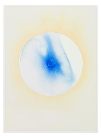 Olafur Eliasson. Your fading glacier (rising), 2017. Watercolour and pencil on paper, 74 x 55 x 6 cm. Courtesy of the Artist &amp;amp; PKM Gallery.