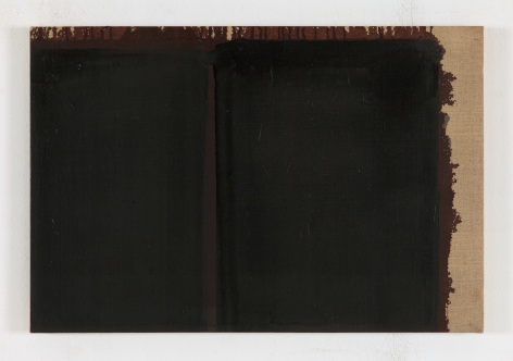Yun Hyong-keun,&nbsp;Burnt Umber &amp;amp; Ultramarine Blue,&nbsp;1994-1999,&nbsp;Oil on linen,&nbsp;41 x 60.7 cm.&nbsp;&copy; Yun Seong-ryeol. Courtesy of PKM gallery.&nbsp;