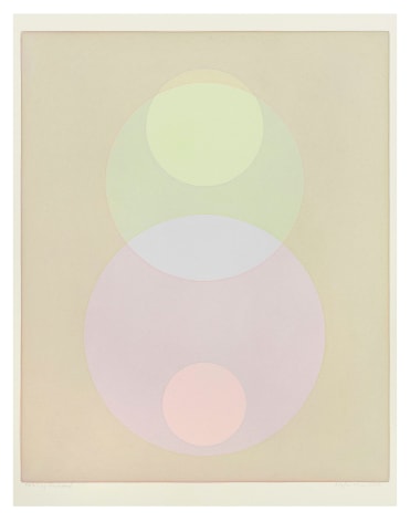Olafur Eliasson, 뒤로 향하는 듯한 Feeling backward, 2022. Watercolour and pencil on paper,&nbsp;, Image: 61.6 x 50.2 cm l Framed: 65.8 x 54.5 x 6 cm.