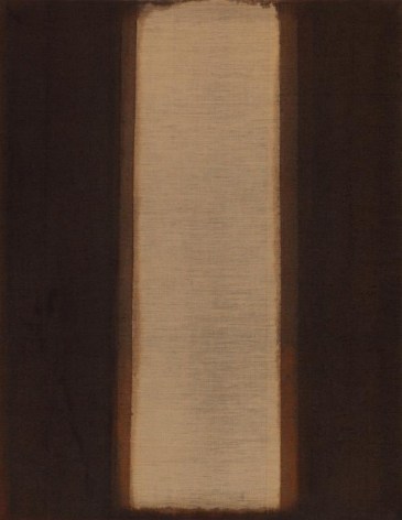 Yun Hyong-keun. Burnt Umber &amp;amp; Ultramarine, 1978. Oil on linen, 142 x 110 cm. Courtesy of Yun Seong-ryeol &amp;amp; PKM Gallery.
