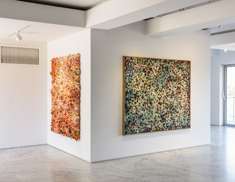 Installation view of&nbsp;Kwang Young Chun: WORKS 1975-2018 at PKM &amp;amp; PKM+., Courtesy of PKM Gallery.