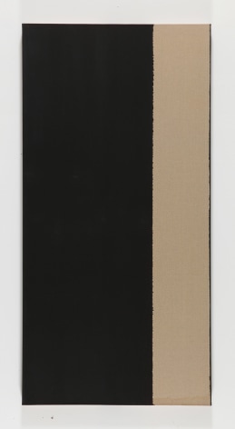 Yun Hyong-keun, Burnt Umber &amp;amp; Ultramarine, 2002. Oil on linen, 195 x 97.5 cm., &copy; Yun Seong-ryeol. Courtesy of PKM Gallery.