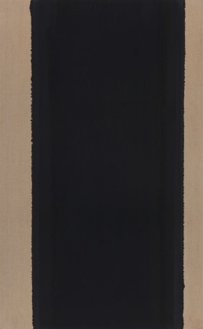 Yun Hyong-keun, Burnt Umber &amp;amp; Ultramarine, 1991. Oil on linen, 130.3 x 80.5 cm.