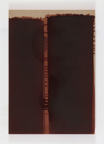 Yun Hyong-keun.&nbsp;Burnt Umber &amp;amp; Ultramarine, 1991,&nbsp;Oil on linen,&nbsp;73 x 50.4 cm,&nbsp;Courtesy of the artist &amp;amp; PKM Gallery.