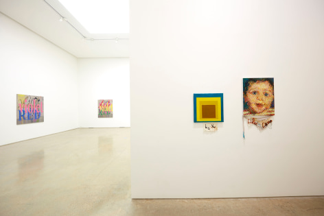 Installation view of Color Painting(CHEESEKHWA:채색화): Frustration is Beautiful&nbsp;at PKM., Courtesy of PKM Gallery.