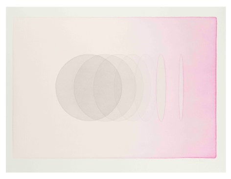 Olafur Eliasson,&nbsp;Pink laboratory, 2011.&nbsp;Watercolour and pencil on paper,&nbsp;34.8 x 44.6 x 3.6 cm., Courtesy of the artist and&nbsp;PKM Gallery, Seoul. Photo: Jens Ziehe