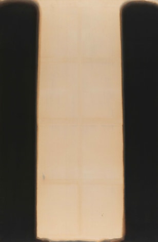 Yun Hyong-keun, Umber-Blue &#039;78-33, 1978. Oil on cotton, 280.5 x 184 cm., &copy; Yun Seong-ryeol. Courtesy of PKM Gallery.