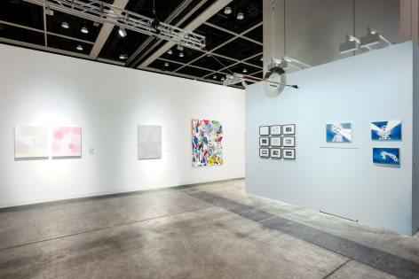 Installation view of PKM Gallery booth (Hong Kong Convention &amp;amp; Exhibition Centre, 1D26, LEVEL 1) in Art Basel Hong Kong 2024.