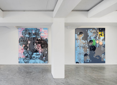 Installation view of Sang Nam Lee: The Fortress of Sense at PKM&amp;amp;PKM+. Courtesy of PKM Gallery.