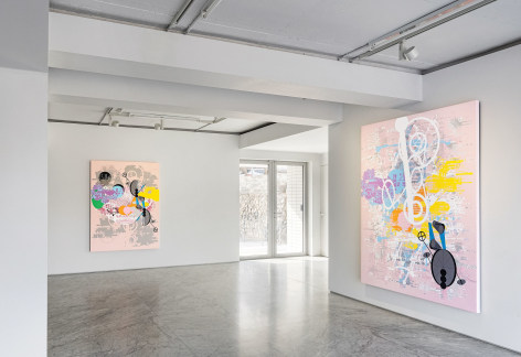 Installation view of Sang Nam Lee: The Fortress of Sense at PKM&amp;amp;PKM+. Courtesy of PKM Gallery.