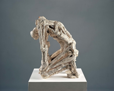 Chung Hyun, Untitled, 1990. Plaster, manila hemp, 26 x 32 x 38.5(h) cm., Courtesy of the artist &amp;amp; PKM Gallery.